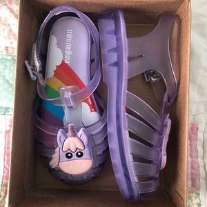 NWT Mini Melissa Possession Unicorn Size 10